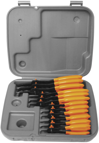 Lang Tools - Lang Tools 12 Piece V-Notch Retaining Ring Pliers - 3595