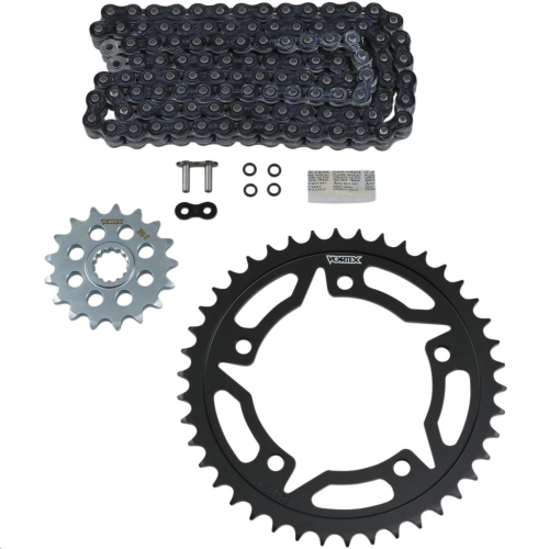 Vortex - Vortex WSS Warranty Chain and Sprocket Kit - Black - CK6415
