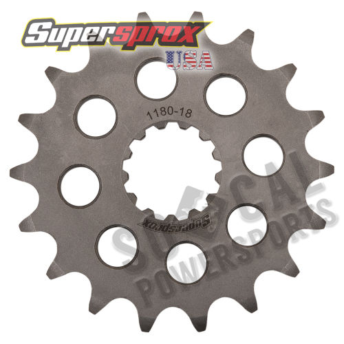 Supersprox - Supersprox Countershaft Steel Front Sprocket - 18T - CST-1180-18-3