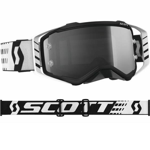 Scott USA - Scott USA Prospect Sand Dust Goggles - 268181-1007328 - Black/White / Gray Works Lens - OSFM