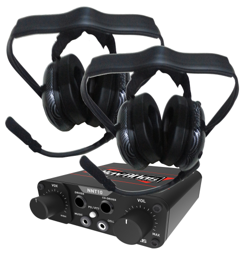 NavAtlas - NavAtlas NNT10 Intercom Set with 2 Behind the Head Headphones - NIB120PK