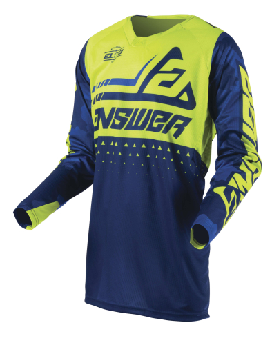 Answer - Answer Elite Discord Jersey - 0409-0933-8255 - Midnight/Hyper Acid - X-Large