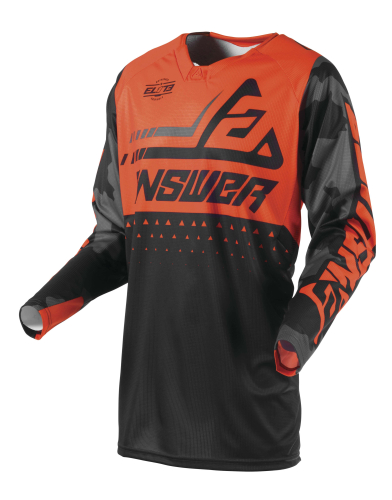 Answer - Answer Elite Discord Jersey - 0409-0933-9652 - Black/Orange - Small