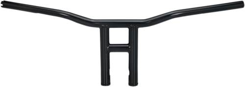Biltwell Inc. - Biltwell Inc. 1in. Throttle-By-Wire Tyson XL 10in. Handlebar - Black Electroplate - TX-TBW-10-BK