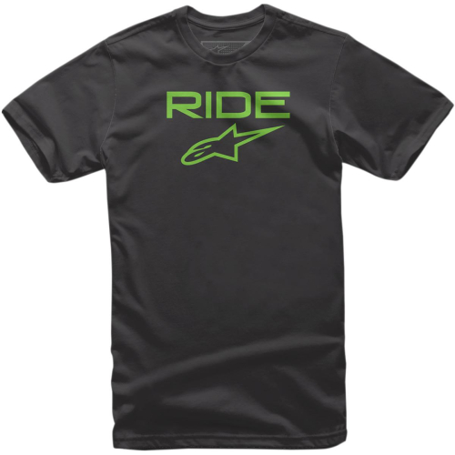 Alpinestars - Alpinestars Ride 2.0 Youth T-Shirt - 3038-72010-1060-L - Black/Green - Large