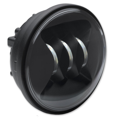 J&M - J&M 4.5in. Fog Lamp - Single - Black - 0545731