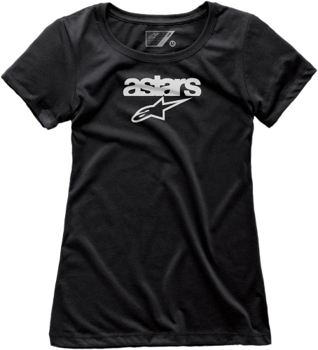 Alpinestars - Alpinestars Heritage Blaze Womens T-Shirt - 1W38-73004-10-L - Black - Large