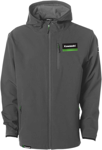 Factory Effex - Factory Effex Kawasaki Tech Jacket - 22-85112 - Gray - Medium