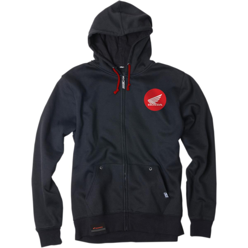 Factory Effex - Factory Effex Honda Badge Unlined Zip-Up Hoody - 22-88322 - Black - Medium