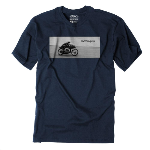 Factory Effex - Factory Effex RNG Built For Speed T-Shirt - 22-87842 - Heather Navy - Medium