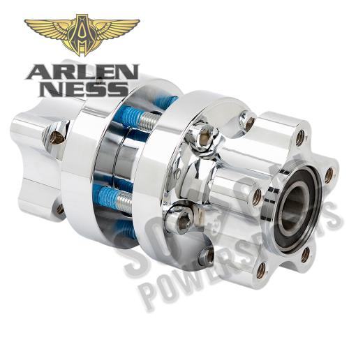 Arlen Ness - Arlen Ness Rear Cartridge Hub Kit - Chrome - 17-6630-C