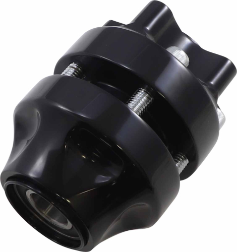 Arlen Ness - Arlen Ness Front Cartridge Hub Kit Single Disc - Black - 17-6042-B