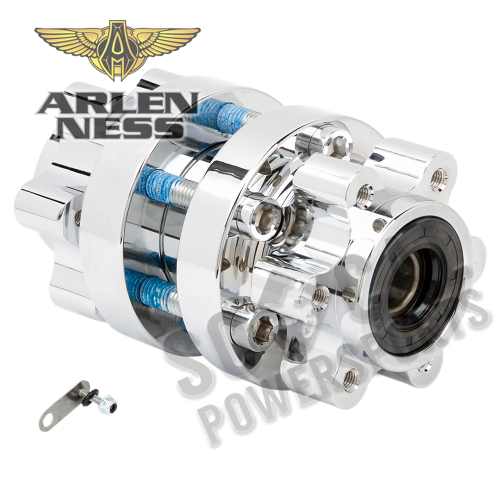Arlen Ness - Arlen Ness Front Cartridge Hub Kit - Chrome - 17-7006-C