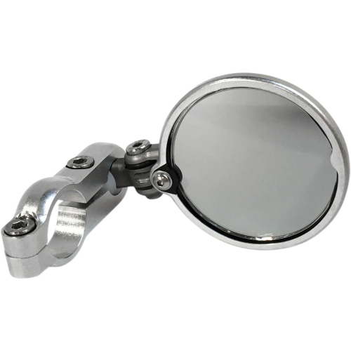 CRG - CRG Blindsight LS (Lane Splitter) Left Side Bar End Mirror - Silver - BSLS-201