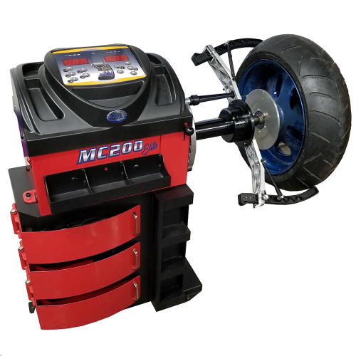 K&L Supply - K&L Supply Mc200 Elite Hand Spin Wheel Balancer - Red - 37-9824