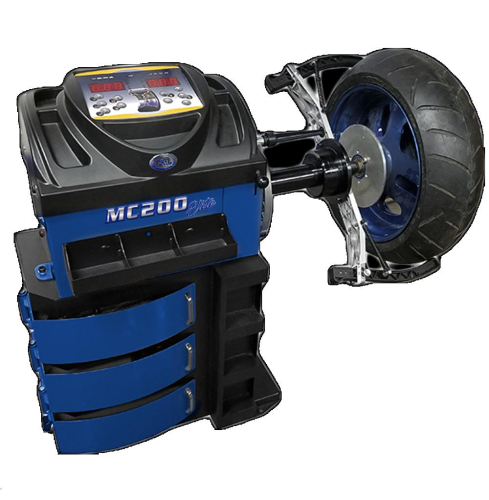 K&L Supply - K&L Supply Mc200 Elite Hand Spin Wheel Balancer - Blue - 37-9823