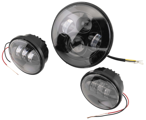 Namz - Namz 40W Sealed Beam Headlight - Black - LLC-LHK-7B