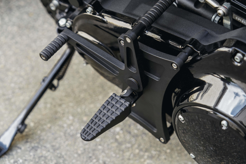 Epic Moto Co - Epic Moto Co XXX Mid Controls - Black - EM-MCTTCB