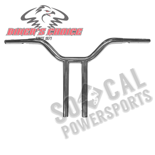 Bikers Choice - Bikers Choice 1-1/4in. Zombie Chubby Handlebar - Chrome - 530964