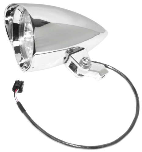 Namz - Namz 4.5in. Headlight - Chrome Finish/Black Housing - NCH-4BL