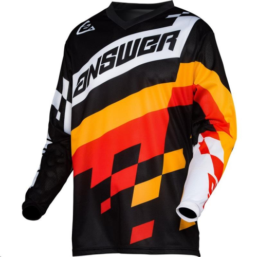 Answer - Answer Arkon Korza Special Edition Jersey - 0409-0958-9651 - Black/Red/Bus - X-Small