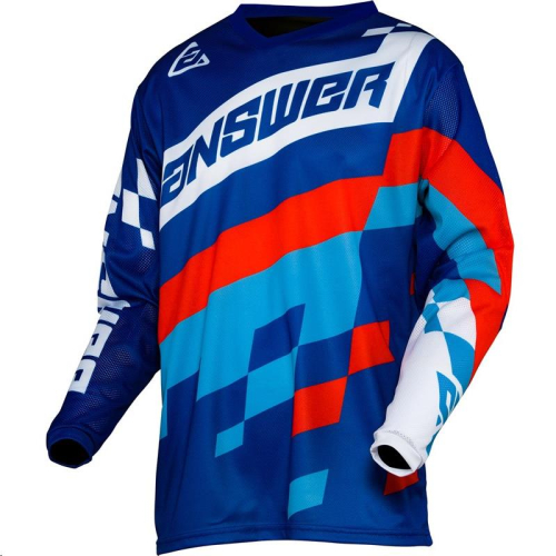 Answer - Answer Arkon Korza Special Edition Jersey - 0409-0958-0951 - Reflex/Hyper Blue/Red - X-Small