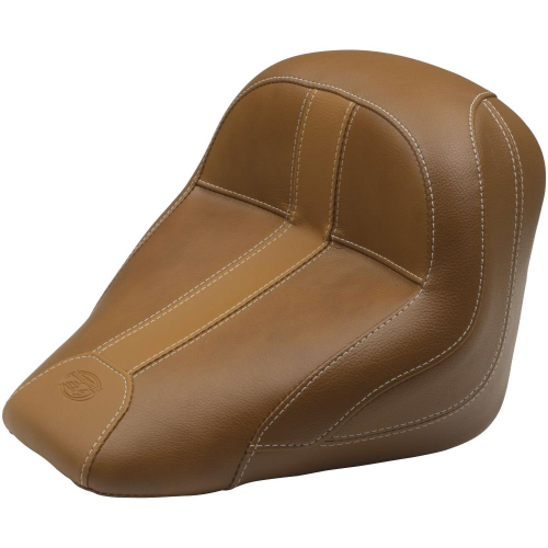 Mustang - Mustang Vintage Solo Seat for Scout - Brown (Brown Leather Inserts) - 75372MV