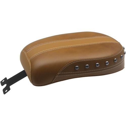 Mustang - Mustang Studded Passenger Seat for Scout - Brown (Brown Leather Inserts) - 75395MV