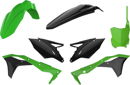 Polisport - Polisport Plastic Kit - Green/Black - 90837