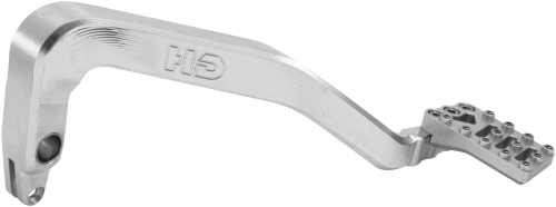 Hammerhead Designs - Hammerhead Designs Rear Brake Pedal Lever Kit - Fixed Brake Tip - Silver/Silver - 02-1903-24-70