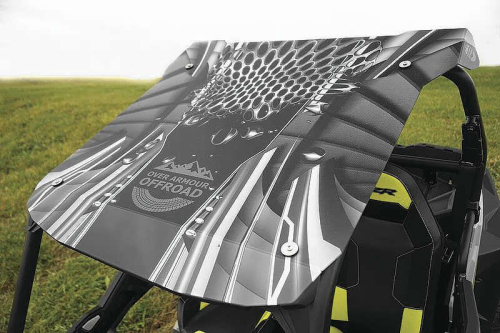 Over Armour Offroad - Over Armour Offroad Polycarbonate Roof Top - Black Melt - PO-14RZRPRINT-BM