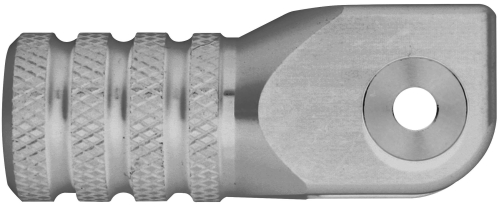 Hammerhead Designs - Hammerhead Designs Shift Lever Tip Knurled - Silver - Standard - 11-0000-02-70