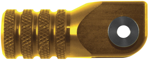 Hammerhead Designs - Hammerhead Designs Shift Lever Tip Knurled - Gold - Standard - 11-0000-02-50