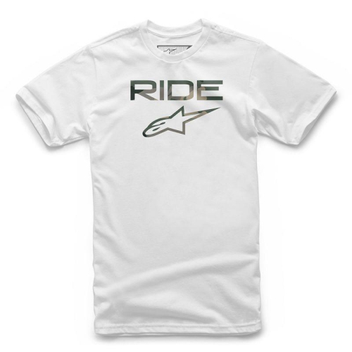 Alpinestars - Alpinestars Ride 2.0 Camo T-Shirt - 1119-72006-20-XL - White - X-Large