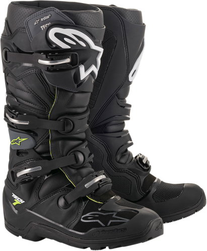 Alpinestars - Alpinestars Tech 7 Enduro Drystar Boots - 2012620-106-10 - Black/Gray - 10