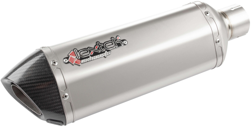 Lextek - Lextek ST2 Slip On Exhaust - Titanium Sleeve - Carbon Fiber End Cap - ST2