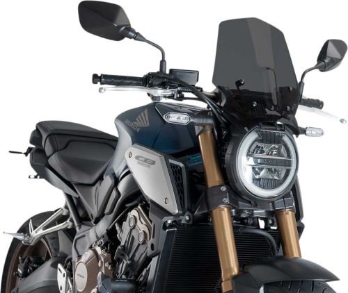 PUIG - PUIG Naked New Generation Touring Windscreen - Dark Smoke - 9748F