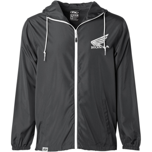 Factory Effex - Factory Effex Honda Windbreaker Jacket - 23-85316 - Black - X-Large