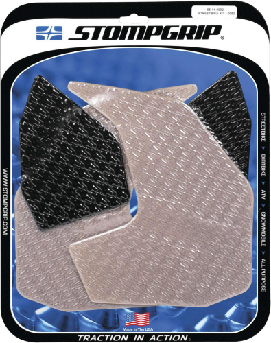 Stompgrip - Stompgrip Icon Tank Kits - Clear - 55-14-0092H