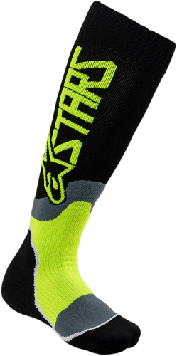 Alpinestars - Alpinestars MX Plus-2 Youth Socks - 4741920-155 - Black/Yellow - OSFA