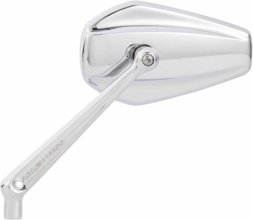 Arlen Ness - Arlen Ness Mini Stocker Mirror - Left - Chrome - 13-157
