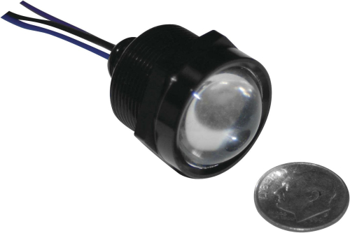 Namz - Namz 1in. Royal Flush Mount G2 LED - 3-Wire - Black/White/Amber - LLC-RFBB-WAS