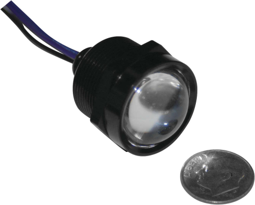 Namz - Namz 1in. Royal Flush Mount G2 LED - 3-Wire - Black/Red/Red - LLC-RFBB-RR