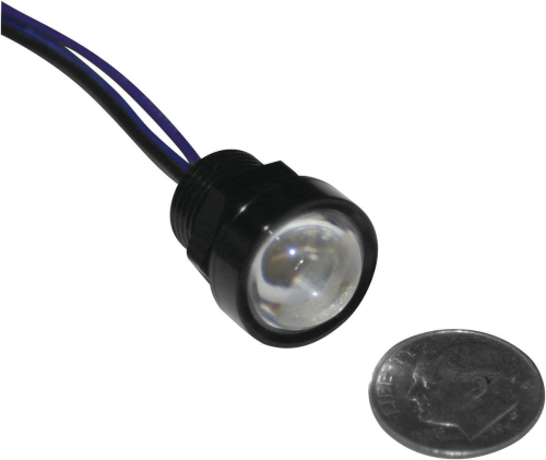 Namz - Namz 9/16in. Royal Flush Mount G2 LED - 3-Wire - Black/Red/Red - LLC-RFBS-RR