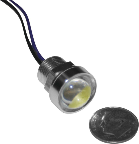 Namz - Namz 9/16in. Royal Flush Mount G2 LED - 3-Wire - Polished/White/Amber - LLC-RFPS-WAS