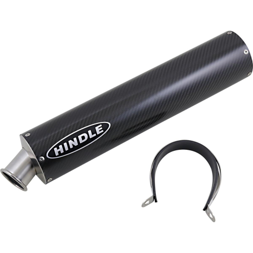 Hindle - Hindle Stealth Muffler - 18in. Round - Carbon Fiber - CFS182R