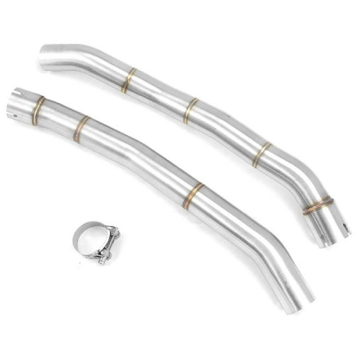 Lextek - Lextek Stainless Steel Link Pipe - Brushed - LNKPPSP66