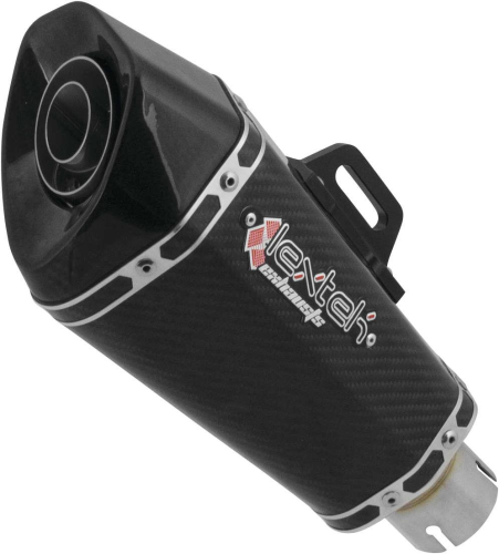 Lextek - Lextek XP8C Slip On Exhaust - Carbon Fiber - XP8C