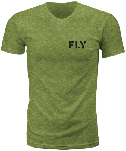 Fly Racing - Fly Racing Fly Military Tee - 352-06312X - Military Green Heather - 2XL