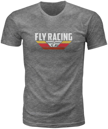Fly Racing - Fly Racing Fly Voyage Tee - 352-06342X - Dark Gray Heather - 2XL